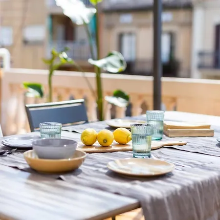 Attic Oasis With Terrace * 巴塞罗那